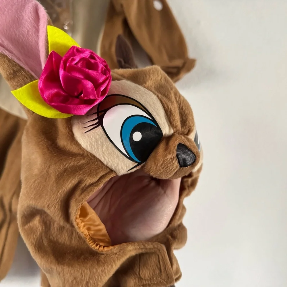 Deer Fawn Costume Woodland Forest Halloween Infant Toddler Baby Girl 12-18mth - Picture 7 of 16